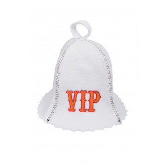 Klobúk do sauny - VIP, biely