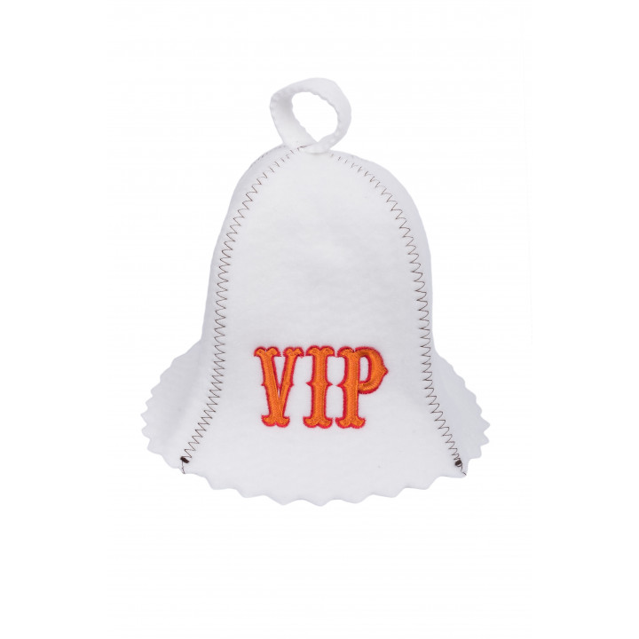 Klobúk do sauny - VIP, biely