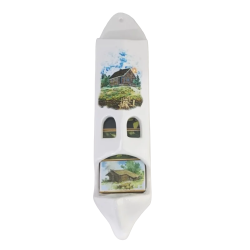 Keramický držiak zápaliek s 5 zápalkami 