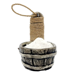 Keramická nádoba na soľ do sauny - sud 200 ml 