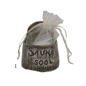 Keramická nádoba na soľ do sauny - tmavá 120 ml - 2