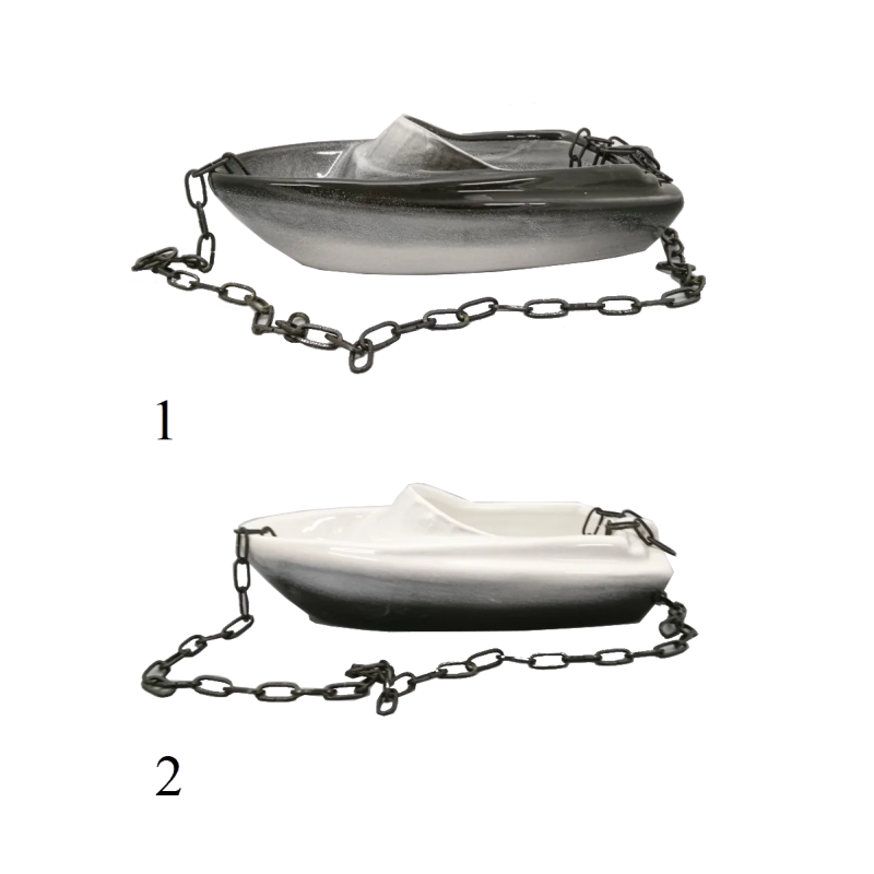 Keramická nádoba na vône - loďka