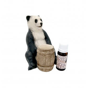 Keramická nádoba na vône - panda