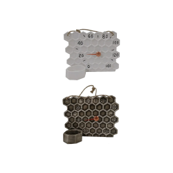 Keramický teplomer do sauny - voštinový 