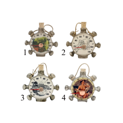 Keramický teplomer do sauny - kormidlo lode 