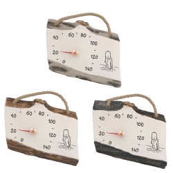 Keramický teplomer do sauny - dievča do vody 