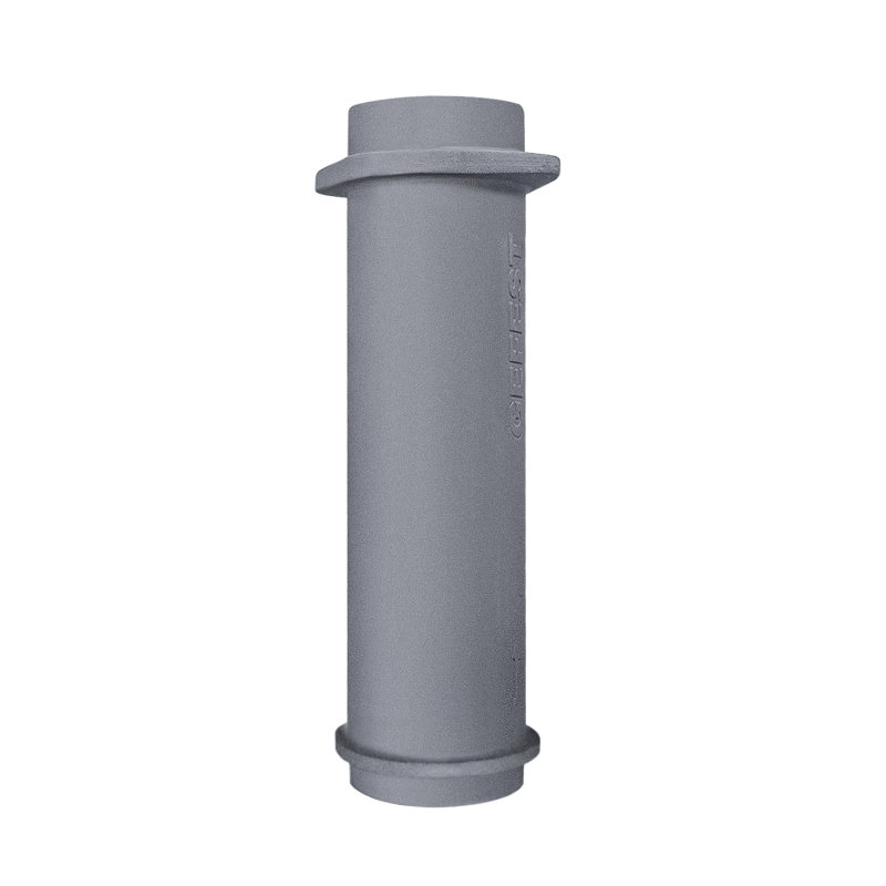 Spodná liatinová komínová rúra pre kachle GEFEST 180 / 500mm Spodná liatinová komínová rúra pre kachle GEFEST 180 / 500mm