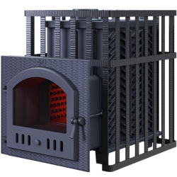 Saunová pec na drevo GEFEST - GFS ZK 45 (M) v mriežke 