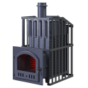 Saunová pec na drevo GEFEST - GFS ZK Uragan 45 (M) v mriežke - 0