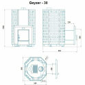 Saunová pec na drevo - NOVA GEYZER 30 - 2