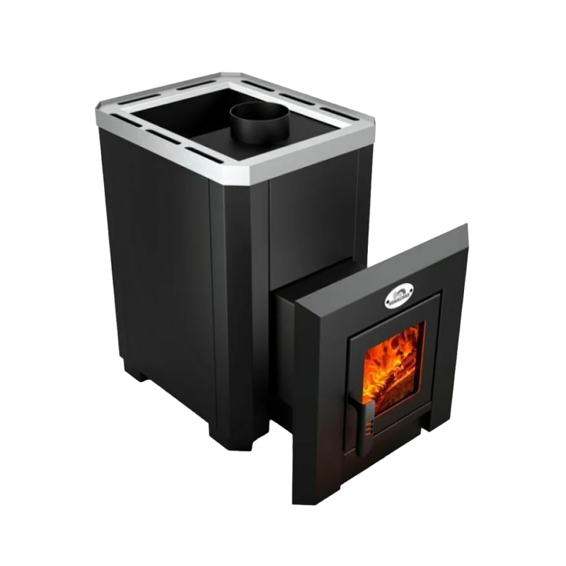 Saunová pec na drevo - NOVA KLASSIK 26 s presklenými dvierkami