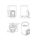 Saunová pec na drevo - STOVEMAN 20R HEAVY - 3