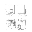 Saunová pec na drevo - STOVEMAN 24 HEAVY - 2