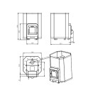 Saunová pec na drevo - STOVEMAN 24 - 2