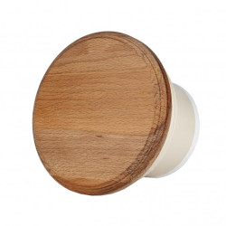 Saunový ventilátor MM-S so spätným ventilom a guľatou drevenou úpravou d/100mm  Saunový ventilátor MM-S so spätným ventilom a guľatou drevenou úpravou d/100mm