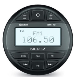 Hudobné centrum HMR 10D, bez reproduktorov, vodeodolné, čierne 