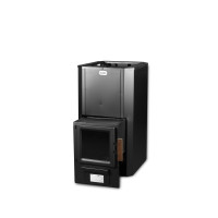 Saunová pec na drevo - SKAMET P-220, sklenené dvierka