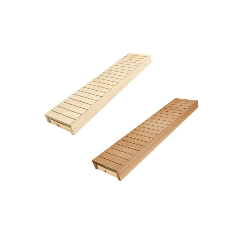 Lavica do sauny, osika / jelša, 400x1600-2400 mm