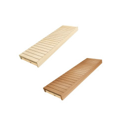 Lavica do sauny, osika / jelša, 600x1600-2400 mm 