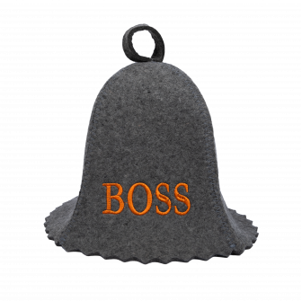 Klobúk do sauny - BOSS, sivý