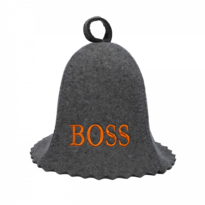 Klobúk do sauny - BOSS, sivý
