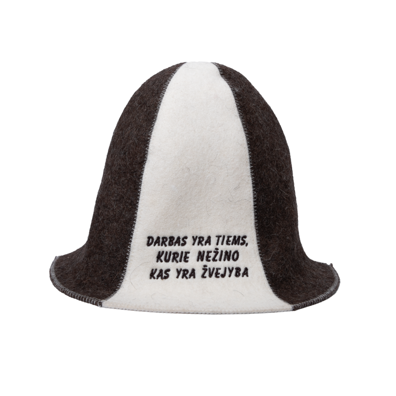 Klobúk do sauny - Pre rybárov, pruhovaný