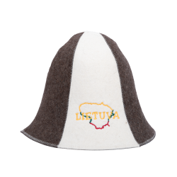 Klobúk do sauny - Lietuva, pruhovaný  Klobúk do sauny - Lietuva, pruhovaný