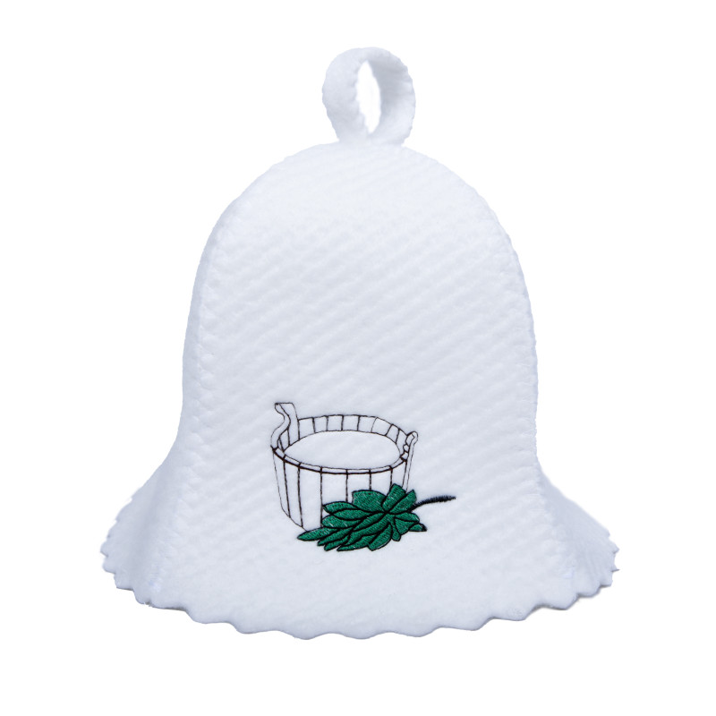 Klobúk do sauny - vaňa s metličkami