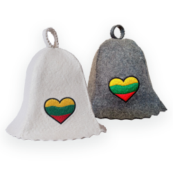 Klobúk do sauny - litovské srdce 