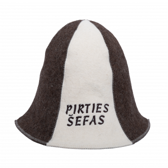 Klobúk do sauny - PIRTIES ŠEFAS, pruhovaný
