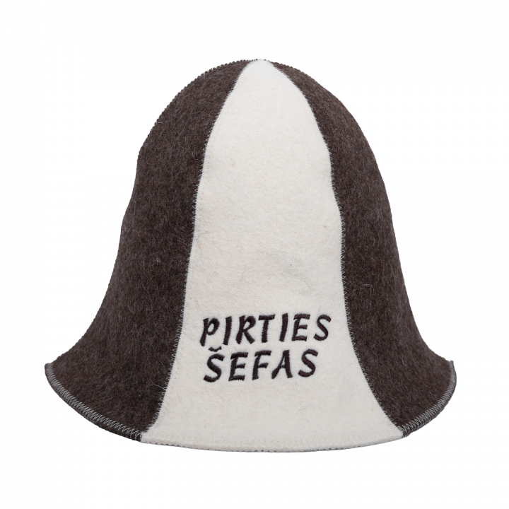 Klobúk do sauny - PIRTIES ŠEFAS, pruhovaný