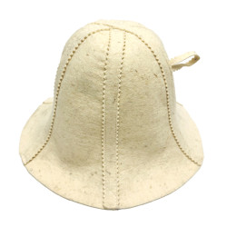 Klobúk do sauny - HAT biely  Klobúk do sauny - HAT biely