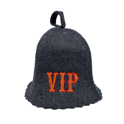 Klobúk do sauny - VIP, sivý  Klobúk do sauny - VIP, sivý