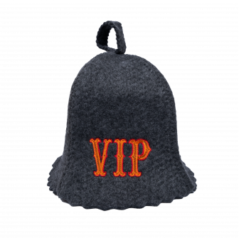 Klobúk do sauny - VIP, sivý