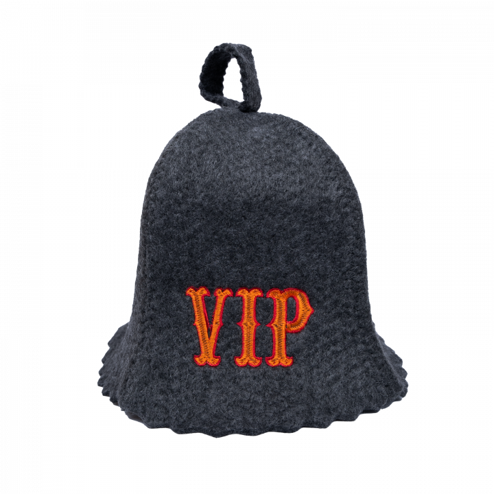 Klobúk do sauny - VIP, sivý