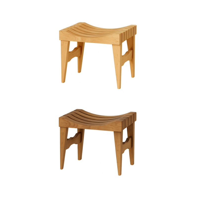 Saunová lavica, termo-jelša 470x340x410 mm