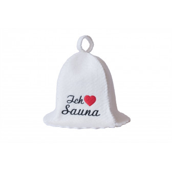 Saunový klobúk - Ich liebe Sauna