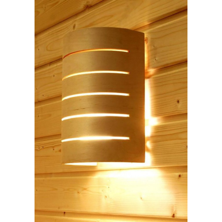 Saunová lampa Raita, RTL, E27/40W, jelša