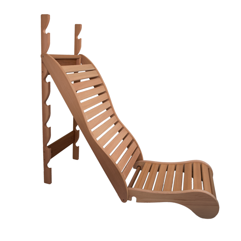 Relaxačná palanda pre saunu, céder