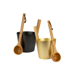 Sada hliníkového vedra a naberačky RENTO 