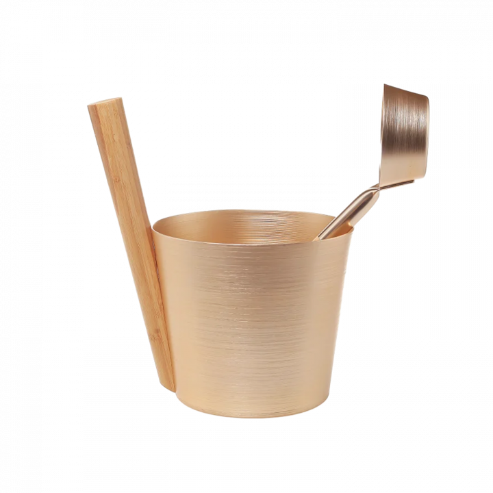 Sada vedra a naberačky SAUFLEX 5 l, zlatá