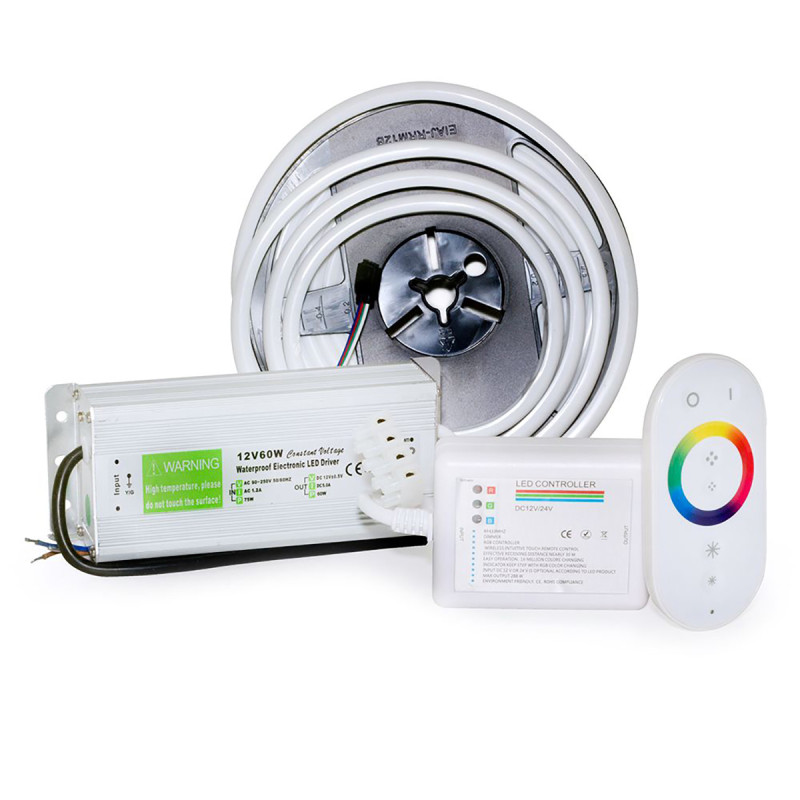 Sauflex LED RGB MILK sada 12 W, 5 m