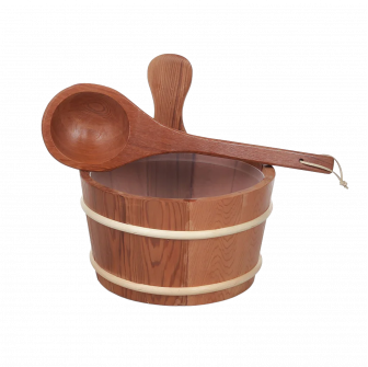 SAUFLEX drevené vedro 4 l, céder