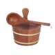 SAUFLEX drevené vedro 4 l, céder