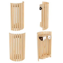 Kryt žiarovky Sawo 914-VP, borovica 