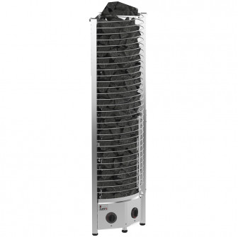 Elektrická saunová pec – SAWOTEC Tower Corner, s riadiacou jednotkou