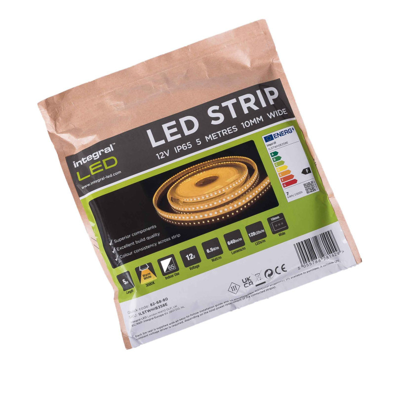 Teplé biele svetlo LED 12V