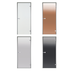 Sklenené dvere HARVIA pre parné a saunové kabíny 9x19 