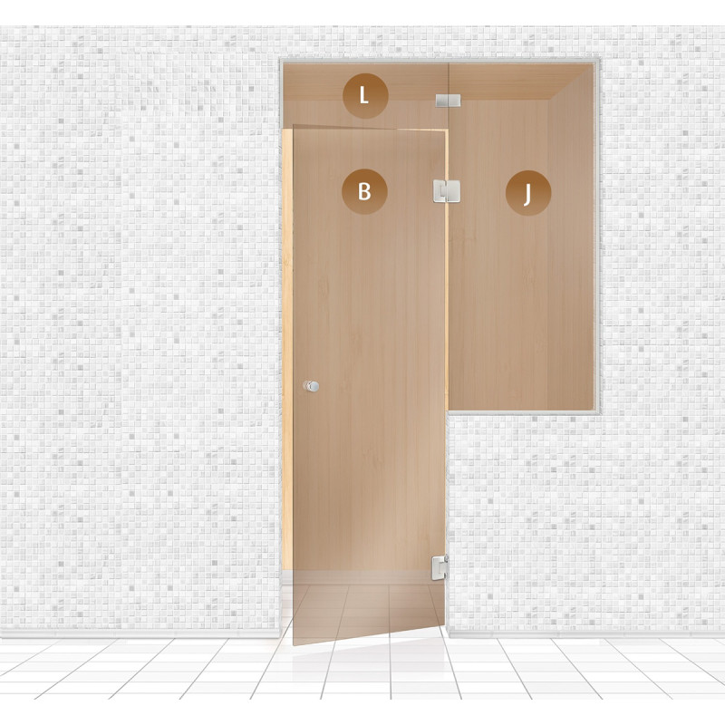 Sklenená stena do sauny, AD TYPE 10