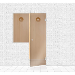 Sklenená stena do sauny, AD TYPE 8  Sklenená stena do sauny, AD TYPE 8